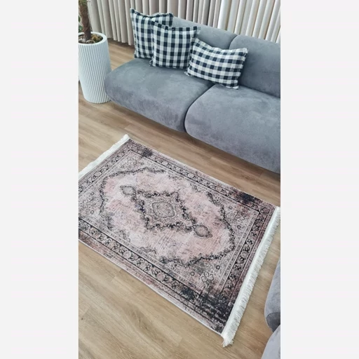 فرش ماشینی چاپی | فرشینه مخمل طرح نسکافه ای وینتیج 142 (پس کرایه) فرش ماشینی چاپی | فرشینه مخمل طرح نسکافه ای وینتیج 142 (پس کرایه) - Image 7