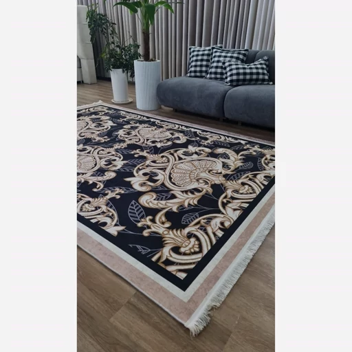 فرش ماشینی چاپی | فرشینه هازان ترک طرح کلاسیک لوکسینوM226 (پس کرایه) فرش ماشینی چاپی | فرشینه هازان ترک طرح کلاسیک لوکسینوM226 (پس کرایه) - Image 3