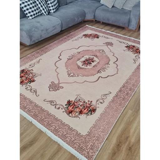 فرش ماشینی چاپی | فرشینه هازان ترک مدرن ضد سُر کد M265 (پس کرایه) فرش ماشینی چاپی | فرشینه هازان ترک مدرن ضد سُر کد M265 (پس کرایه) - Image 3