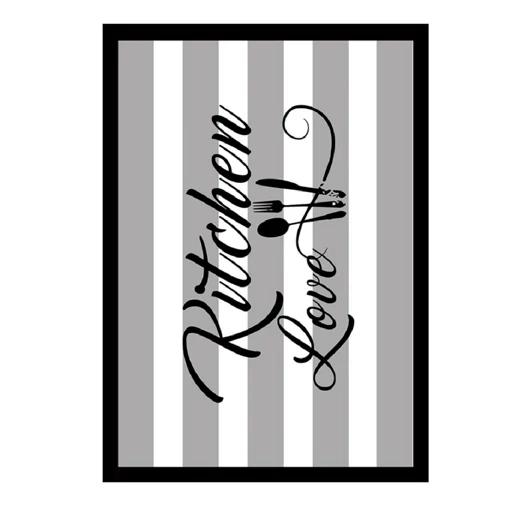 فرش ماشینی چاپی | فرشینه آشپزخانه هازان ترک سفید مشکی کد K199 (پس کرایه) فرش ماشینی چاپی | فرشینه آشپزخانه هازان ترک سفید مشکی کد K199 (پس کرایه)