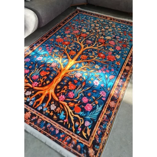 فرش ماشینی چاپی | فرشینه مخمل طرح درخت 040 (پس کرایه) فرش ماشینی چاپی | فرشینه مخمل طرح درخت 040 (پس کرایه)
