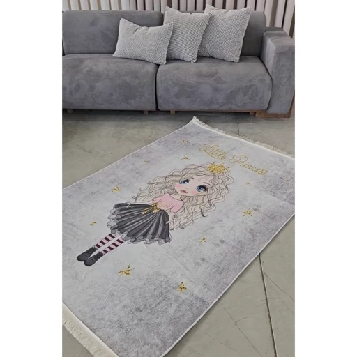 فرش کودک دخترانه مخمل تُرک ضد پرز و ضد حساسیت کد C127 (پس کرایه) فرش کودک دخترانه مخمل تُرک ضد پرز و ضد حساسیت کد C127 (پس کرایه) - Image 5