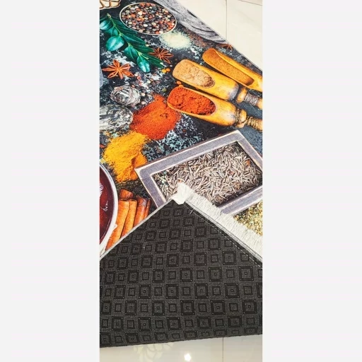 فرش آشپزخانه هازان ترک طرح ادویه کدh085 (پس کرایه) فرش آشپزخانه هازان ترک طرح ادویه کدh085 (پس کرایه) - Image 4