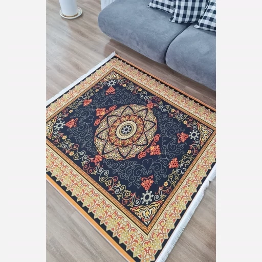 فرش ماشینی چاپی | فرشینه هازان ترک طرح لوکسینو کد 132 (پس کرایه) فرش ماشینی چاپی | فرشینه هازان ترک طرح لوکسینو کد 132 (پس کرایه) - Image 4