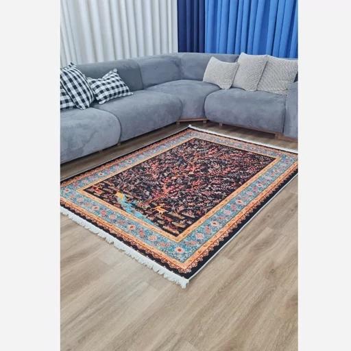 فرش ماشینی چاپی | فرشینه هازان ترک طرح درخت کد 082 (پس کرایه) فرش ماشینی چاپی | فرشینه هازان ترک طرح درخت کد 082 (پس کرایه) - Image 5