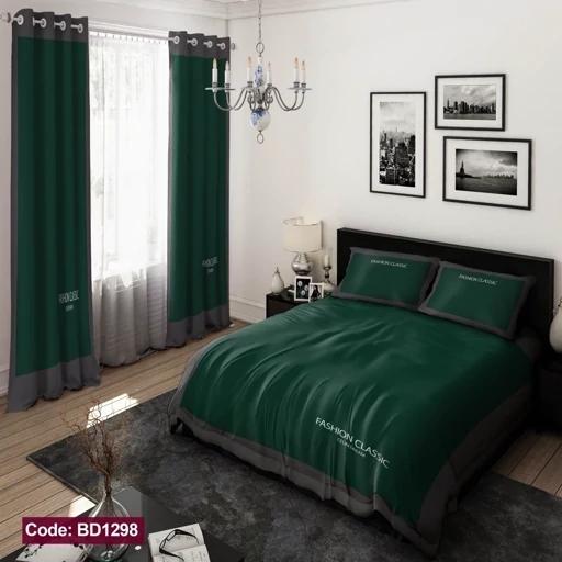 ست فانتزی روتختی دونفره 6 تیکه ساده BD1298 (پس کرایه) ست فانتزی روتختی دونفره 6 تیکه ساده BD1298 (پس کرایه)