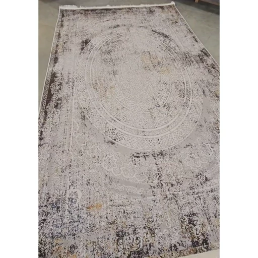 فرشینه هازان ترک طرح وینتیج سفید کد M325 (پس کرایه) فرشینه هازان ترک طرح وینتیج سفید کد M325 (پس کرایه) - Image 2