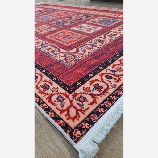 فرش ماشینی چاپی | فرشینه هازان ترک طرح سنتی لاکی کد 092 (پس کرایه) فرش ماشینی چاپی | فرشینه هازان ترک طرح سنتی لاکی کد 092 (پس کرایه) - Image 7