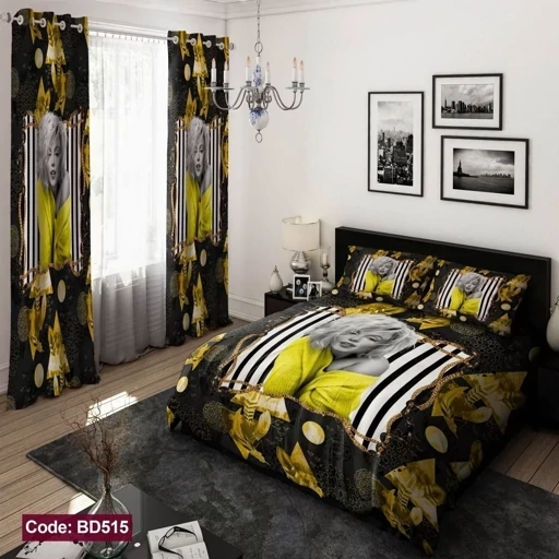 ست فانتزی روتختی 6 تیکه شامل لحاف ملافه کشدار 2 عدد روبالشی کد BD515 (پس کرایه) ست فانتزی روتختی 6 تیکه شامل لحاف ملافه کشدار 2 عدد روبالشی کد BD515 (پس کرایه)