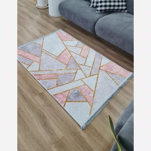 فرش ماشینی چاپی | فرشینه هازان ترک طرح سنگ کد h275(پس کرایه) فرش ماشینی چاپی | فرشینه هازان ترک طرح سنگ کد h275(پس کرایه) - Image 4