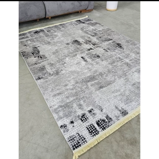 فرشینه هازان ترک طرح وینتیج طوسی M260(پس کرایه) فرشینه هازان ترک طرح وینتیج طوسی M260(پس کرایه)