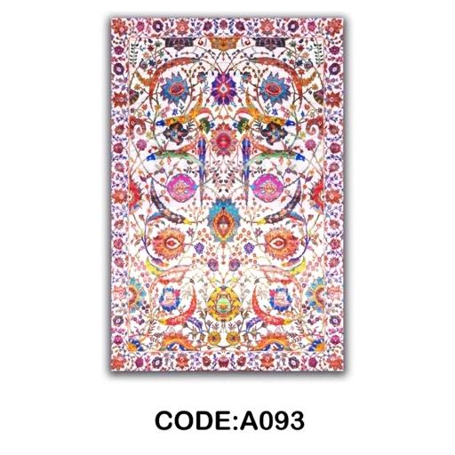 فرش ماشینی چاپی | فرشینه هازان ترک طرح ابریشمی سنتی 093 (پس کرایه) فرش ماشینی چاپی | فرشینه هازان ترک طرح ابریشمی سنتی 093 (پس کرایه) - Image 3