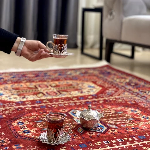 فرشینه هازان ترک سنتی لاکی (پس کرایه) فرشینه هازان ترک سنتی لاکی (پس کرایه) - Image 4