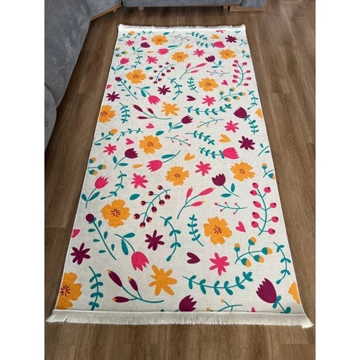 فرش ماشینی چاپی | فرشینه هازان ترک طرح گل کد R130 (پس کرایه) فرش ماشینی چاپی | فرشینه هازان ترک طرح گل کد R130 (پس کرایه)
