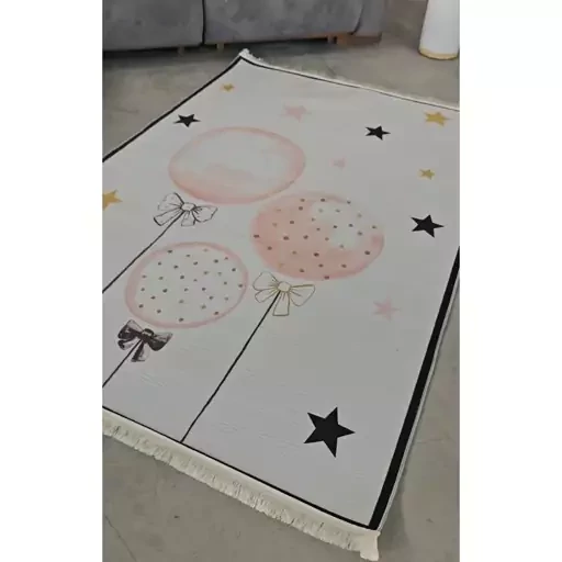 فرشینه کودک طرح ستاره و بادکنک هازان ترک کد h349 (پس کرایه) فرشینه کودک طرح ستاره و بادکنک هازان ترک کد h349 (پس کرایه) - Image 2