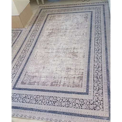 فرش ماشینی چاپی | فرشینه هازان ترک طوسی سرمه ای h324(پس کرایه) فرش ماشینی چاپی | فرشینه هازان ترک طوسی سرمه ای h324(پس کرایه)