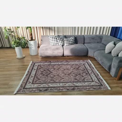 فرش ماشینی چاپی | فرشینه مخمل طرح مدرن نسکافه ایh460 (پس کرایه) فرش ماشینی چاپی | فرشینه مخمل طرح مدرن نسکافه ایh460 (پس کرایه) - Image 5