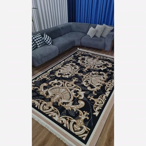 فرش ماشینی چاپی | فرشینه هازان ترک طرح کلاسیک لوکسینوM226 (پس کرایه) فرش ماشینی چاپی | فرشینه هازان ترک طرح کلاسیک لوکسینوM226 (پس کرایه) - Image 4