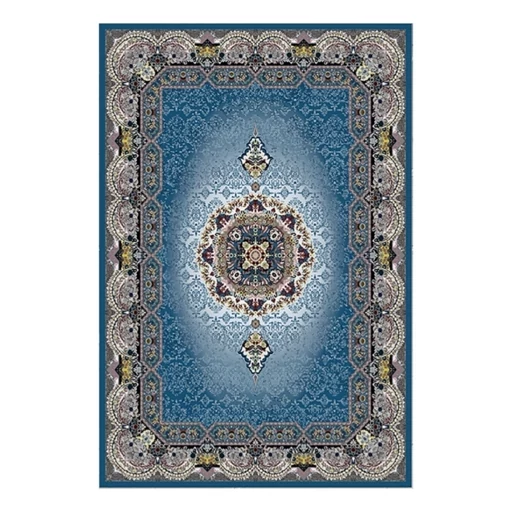 فرشینه هازان ترک طرح آبی سنتی h310 (پس کرایه) فرشینه هازان ترک طرح آبی سنتی h310 (پس کرایه) - Image 6