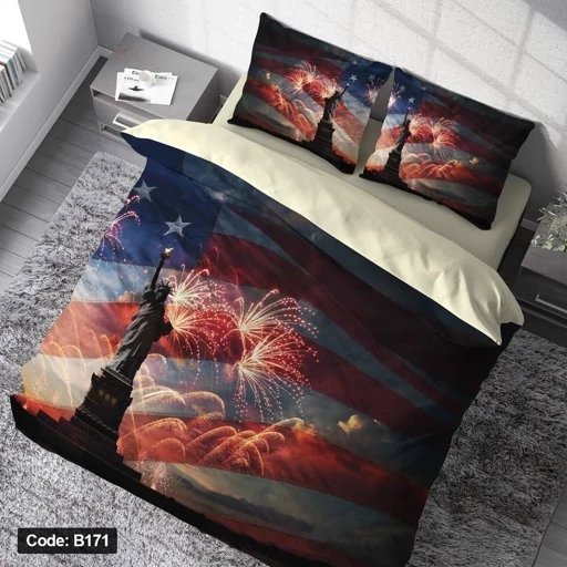 ست فانتزی روتختی 6 تیکه شامل لحاف ملافه کشدار 2 عدد روبالشی کد B171 (پس کرایه) ست فانتزی روتختی 6 تیکه شامل لحاف ملافه کشدار 2 عدد روبالشی کد B171 (پس کرایه)