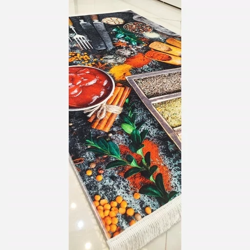 فرش آشپزخانه هازان ترک طرح ادویه کدh085 (پس کرایه) فرش آشپزخانه هازان ترک طرح ادویه کدh085 (پس کرایه) - Image 3