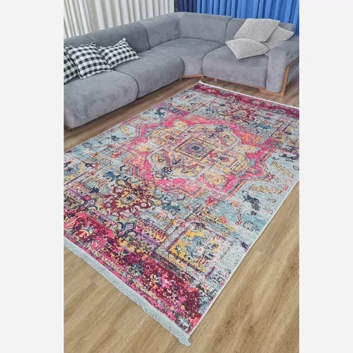 فرش ماشینی چاپی | فرشینه هازان ترک طرح سنتی M150 (پس کرایه) فرش ماشینی چاپی | فرشینه هازان ترک طرح سنتی M150 (پس کرایه) - Image 7