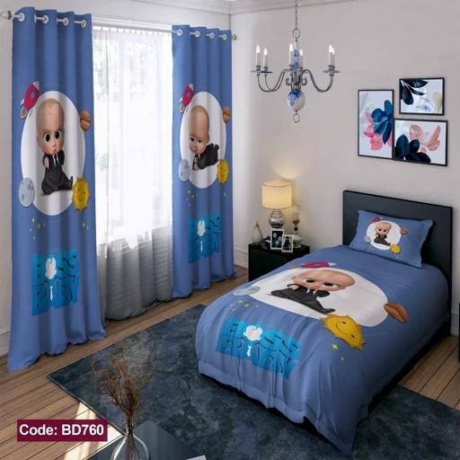 ست فانتزی روتختی چاپی پسرانه طرح بچه رییس کد bd760 (پس کرایه) ست فانتزی روتختی چاپی پسرانه طرح بچه رییس کد bd760 (پس کرایه)