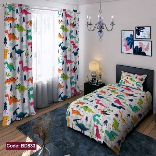 ست فانتزی روتختی چاپی پسرانه طرح دایناسور کد bd833 (پس کرایه) ست فانتزی روتختی چاپی پسرانه طرح دایناسور کد bd833 (پس کرایه)