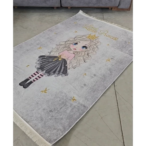 فرش کودک دخترانه مخمل تُرک ضد پرز و ضد حساسیت کد C127 (پس کرایه) فرش کودک دخترانه مخمل تُرک ضد پرز و ضد حساسیت کد C127 (پس کرایه) - Image 6