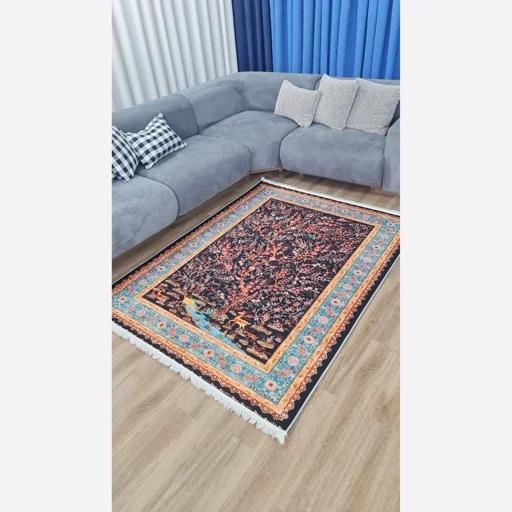 فرش ماشینی چاپی | فرشینه هازان ترک طرح درخت کد 082 (پس کرایه) فرش ماشینی چاپی | فرشینه هازان ترک طرح درخت کد 082 (پس کرایه) - Image 3