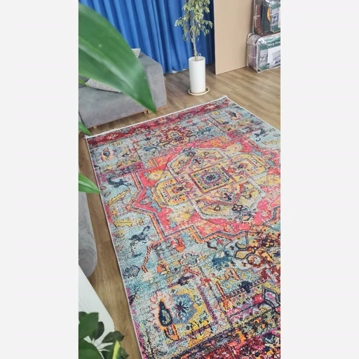 فرش ماشینی چاپی | فرشینه هازان ترک طرح سنتی M150 (پس کرایه) فرش ماشینی چاپی | فرشینه هازان ترک طرح سنتی M150 (پس کرایه) - Image 3