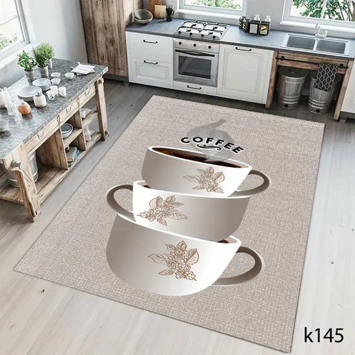 فرشینه آشپزخانه طرح قهوه هازان ترک کد K145 (پس کرایه) فرشینه آشپزخانه طرح قهوه هازان ترک کد K145 (پس کرایه)