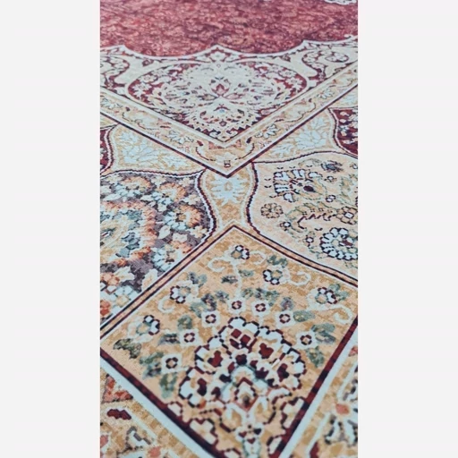 فرش ماشینی چاپی | فرشینه هازان ترک طرح سنتی A174 (پس کرایه) فرش ماشینی چاپی | فرشینه هازان ترک طرح سنتی A174 (پس کرایه) - Image 9