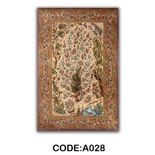 فرش ماشینی چاپی | فرشینه هازان ترک طرح سنتی گل و بلبل 028 (پس کرایه) فرش ماشینی چاپی | فرشینه هازان ترک طرح سنتی گل و بلبل 028 (پس کرایه) - Image 5