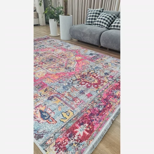 فرش ماشینی چاپی | فرشینه هازان ترک طرح سنتی M150 (پس کرایه) فرش ماشینی چاپی | فرشینه هازان ترک طرح سنتی M150 (پس کرایه) - Image 5