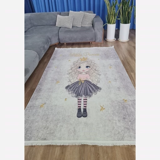 فرش کودک دخترانه مخمل تُرک ضد پرز و ضد حساسیت کد C127 (پس کرایه) فرش کودک دخترانه مخمل تُرک ضد پرز و ضد حساسیت کد C127 (پس کرایه) - Image 3