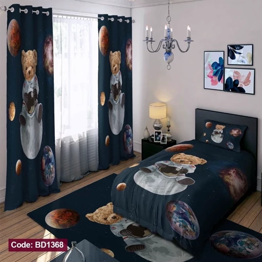 ست فانتزی روتختی چاپی پسرانه طرح تدی کد bd1368 (پس کرایه) ست فانتزی روتختی چاپی پسرانه طرح تدی کد bd1368 (پس کرایه)