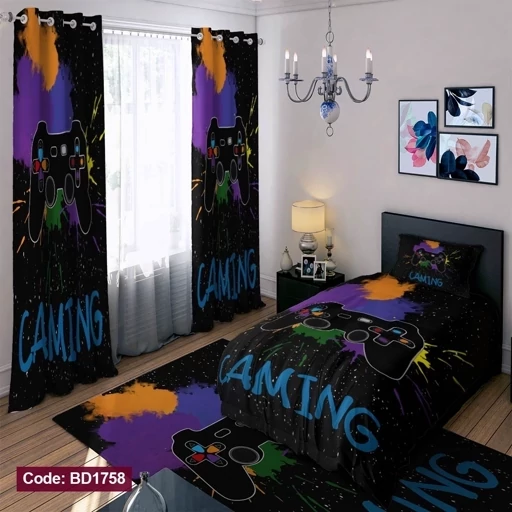 ست فانتزی روتختی چاپی پسرانه طرح دسته گیم کد bd1758 (پس کرایه) ست فانتزی روتختی چاپی پسرانه طرح دسته گیم کد bd1758 (پس کرایه)