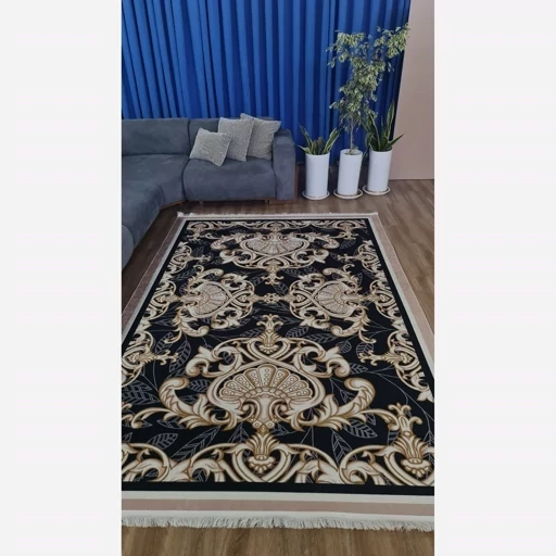 فرش ماشینی چاپی | فرشینه هازان ترک طرح کلاسیک لوکسینوM226 (پس کرایه) فرش ماشینی چاپی | فرشینه هازان ترک طرح کلاسیک لوکسینوM226 (پس کرایه) - Image 6