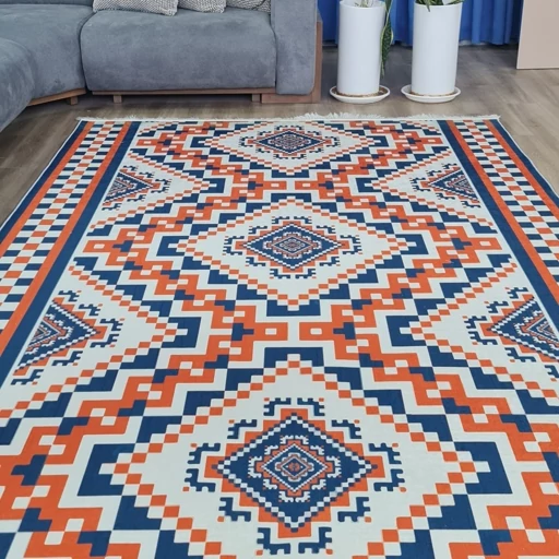 فرشینه چاپی طرح نارَنگ پیکسل/ پس کرایه فرشینه چاپی طرح نارَنگ پیکسل/ پس کرایه - Image 3