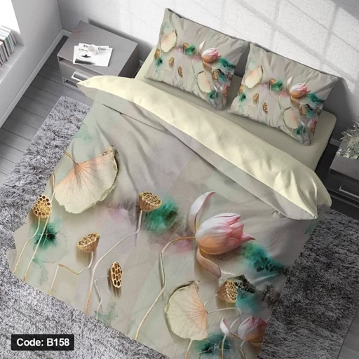 ست فانتزی روتختی 6 تیکه شامل لحاف ملافه کشدار 2 عدد روبالشی کد B158 (پس کرایه) ست فانتزی روتختی 6 تیکه شامل لحاف ملافه کشدار 2 عدد روبالشی کد B158 (پس کرایه)