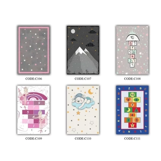 فرش کودک دخترانه مخمل تُرک ضد پرز و ضد حساسیت (پس کرایه) فرش کودک دخترانه مخمل تُرک ضد پرز و ضد حساسیت (پس کرایه) - Image 10