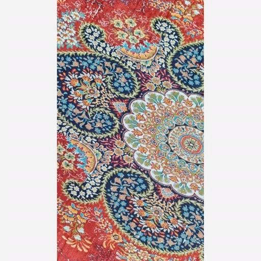 فرشینه مخمل شنل طرح سنتی وینتیج h236 (پس کرایه) فرشینه مخمل شنل طرح سنتی وینتیج h236 (پس کرایه) - Image 3