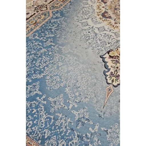 فرشینه هازان ترک طرح آبی سنتی h310 (پس کرایه) فرشینه هازان ترک طرح آبی سنتی h310 (پس کرایه) - Image 5