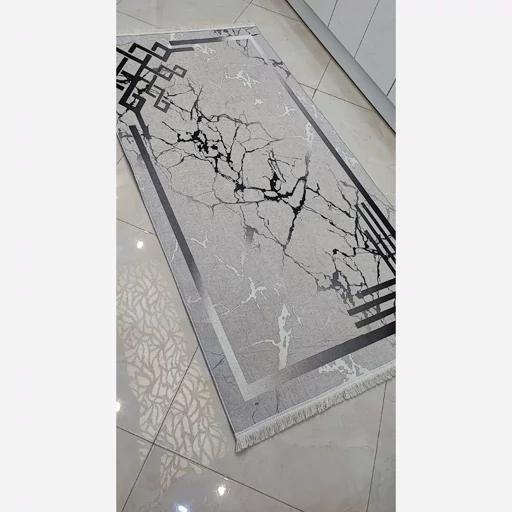 فرش ماشینی چاپی | فرشینه هازان ترک نقره ای h176 (پس کرایه) فرش ماشینی چاپی | فرشینه هازان ترک نقره ای h176 (پس کرایه) - Image 10
