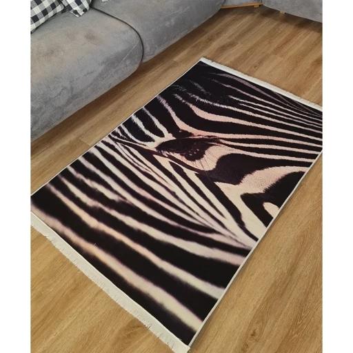 فرش ماشینی چاپی | فرشینه هازان ترک طرح گورخر (پس کرایه) فرش ماشینی چاپی | فرشینه هازان ترک طرح گورخر (پس کرایه)