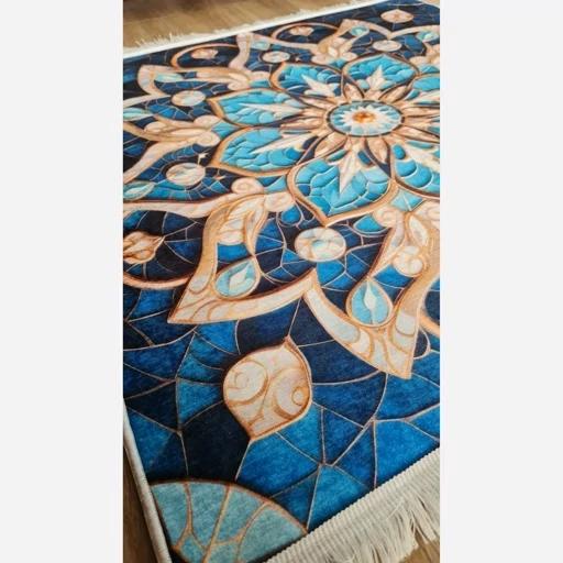 فرش ماشینی چاپی | فرشینه هازان ترک سه بعدی 9140 (پس کرایه) فرش ماشینی چاپی | فرشینه هازان ترک سه بعدی 9140 (پس کرایه) - Image 6