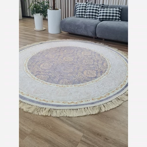 فرشینه مخمل شنل گرد طلایی کد C03 (پس کرایه) فرشینه مخمل شنل گرد طلایی کد C03 (پس کرایه) - Image 2