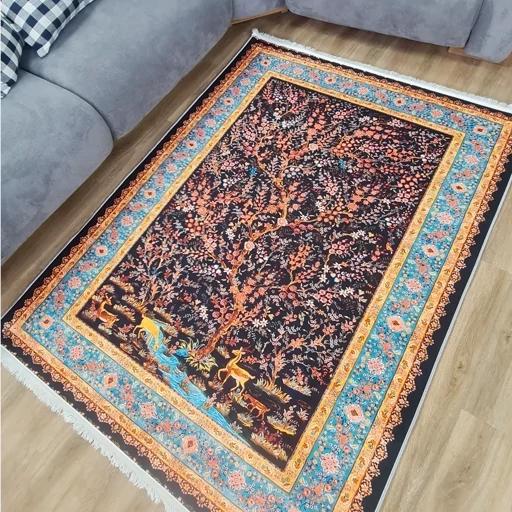 فرش ماشینی چاپی | فرشینه هازان ترک طرح درخت کد 082 (پس کرایه) فرش ماشینی چاپی | فرشینه هازان ترک طرح درخت کد 082 (پس کرایه)
