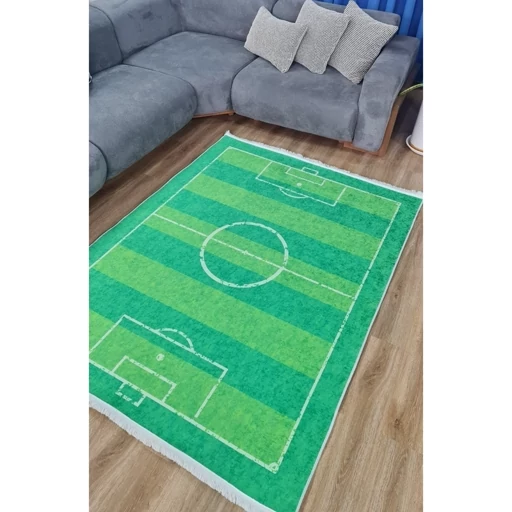 فرش ماشینی چاپی | فرشینه کودک طرح زمین چمن فوتبال C154 (پس کرایه) فرش ماشینی چاپی | فرشینه کودک طرح زمین چمن فوتبال C154 (پس کرایه) - Image 6